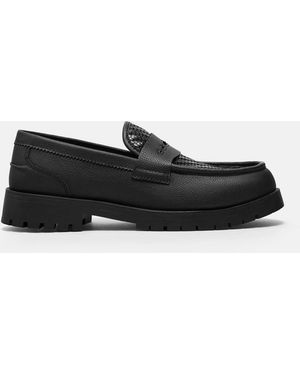 Pull&Bear – stwd – loafer - Weiß