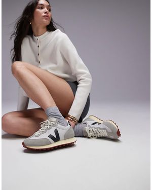 Veja – rio branco – sneaker aus wildleder und alveomesh - Grau