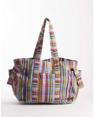 Free People Oksana Print Tote Bag - White