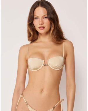 Calzedonia Balconette Bikini Top Minimal Fit - Natural