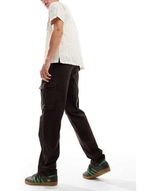 Wrangler Casey Jones Workwear Relaxed Fit Twill Cargo Trousers - Black