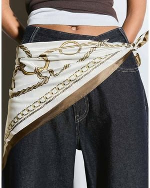 Bershka Sciarpa Da Collo - Grigio