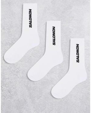 Salomon – 3er-pack unisex-crew-socken - Grau