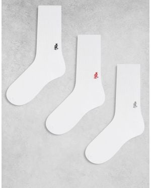 Gramicci – 3er-pack crew-socken - Weiß