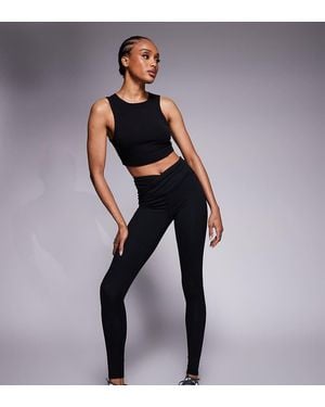 4505 Tall Icon Wrap Waist Yoga legging - Blue
