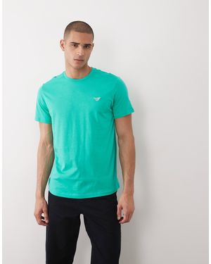 Emporio Armani Bodywear T-Shirt With Logo - Green