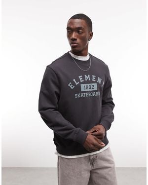 Element Sweat à imprimé graphique - noir - Bleu