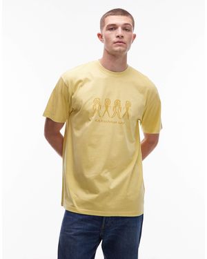 Carhartt – terrestrial – loose fit t-shirt - Gelb