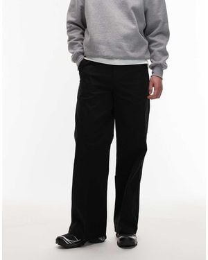 Dickies 247 Loose baggy Fit Work Trousers - Black
