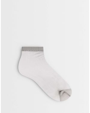 TOPSHOP Sheer Ankle Sock - White