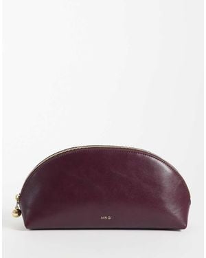 Mango Beauty Case Arrotondato Bordeaux - Viola