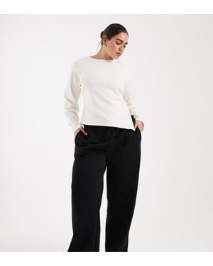 Collusion Plus Washed Straight Leg jogger - Black