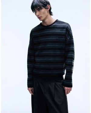 Weekday Boxy Oversized Fit Sweater - Blue