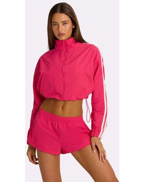 BO+TEE Bo+tee Elasticated Waist Mini Shorts - Red