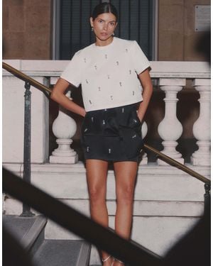 4th & Reckless – minirock - Grau