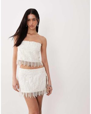 Dippin' Daisy's Dippin Daisys Bridal Sequin Bandeau Top - Pink