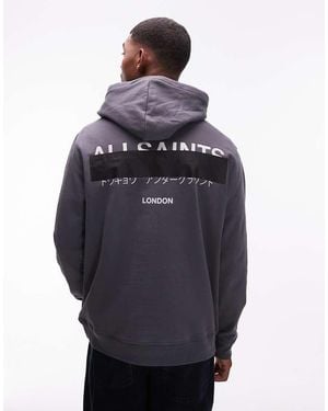 AllSaints Redact Hoodie - Blue