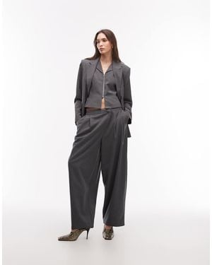 Collusion Pantaloni A Palloncino Grigi Con Fascia - Grigio