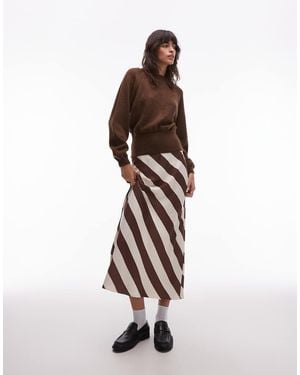ASOS Gonna Midi Asimmetrica - Multicolore