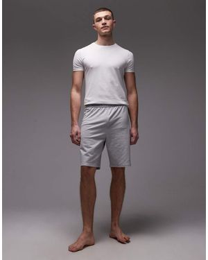 Lacoste Logo Waistband Jersey Shorts - Grey