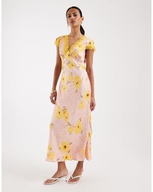 Never Fully Dressed Olivia V-neck Maxi Dress - White