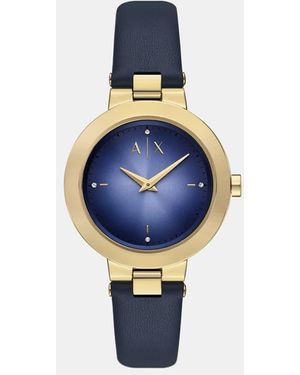 ARMANI EXCHANGE Quartz/2H Jackie, Stainless Steel - Blue