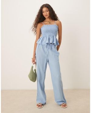 Iisla & Bird Pantaloni Da Mare Con Fascia - Blu