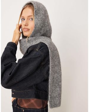 Mango Knitted Snood - Black