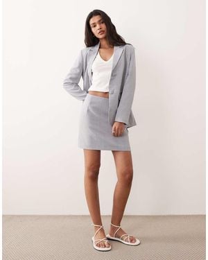 Miss Selfridge Tailored Mini Skirt Co-Ord - Natural