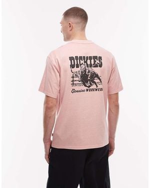 Dickies Buchtell Back Print T-shirt - Pink