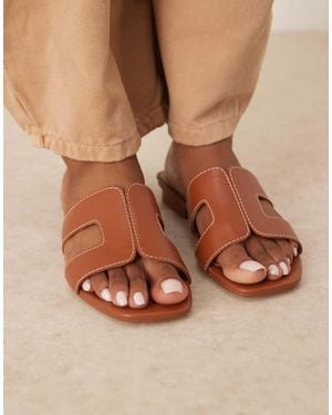 Dune Loupe Sandals - Brown