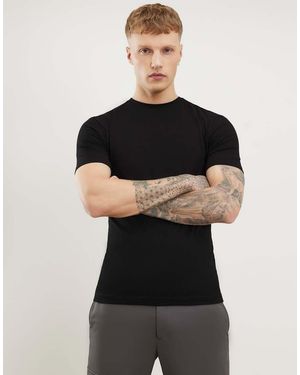 River Island Essential Muscle Fit T-Shirt 3 Pack - Black