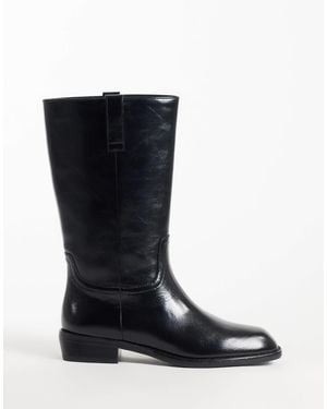 Steve Madden Primo niedrige ankle-boots aus em leder - Schwarz