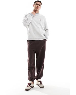 ASOS – premium – schwere oversize-jogginghose - Weiß