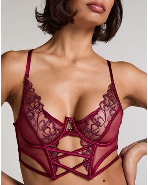 Hunkemöller Hunkemöller – valentinstag – scarlett – unwattierter longline-bh - Rot