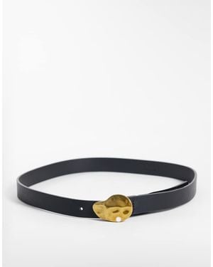 Vero Moda Cintura Con Fibbia Martellata Nera - Multicolore