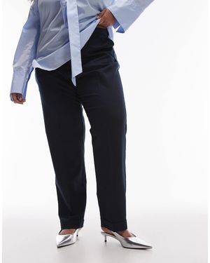 Mango Curve Suit Slim Trouser - Blue