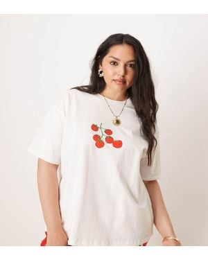 Never Fully Dressed Tomato Baby Tee Co-ord - White