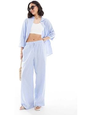 ONLY Wide Leg Trousers Co-ord - Blue
