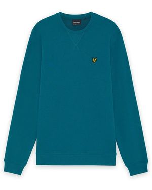 Lyle & Scott Mid Layers Crew Neck Sweatshirt - Blue