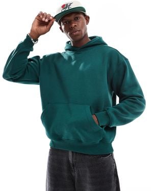 Cotton On Box Fit Fleece Hoodie - Green