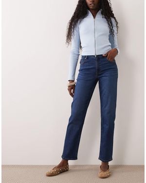 ASOS Slim Fit Mom Jeans - Blue
