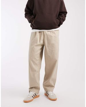 Jack & Jones Barrel Fit Drawstring Chino - Natural