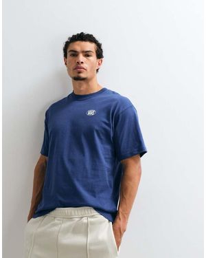 Vans Oval Logo Loose Backprint T-Shirt - Blue