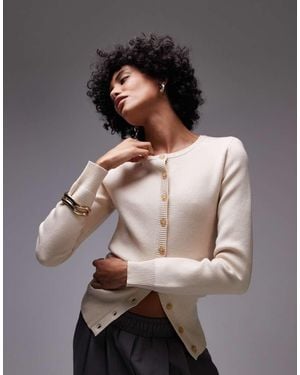 Nia Sophia Fitted Cardigan - Grey