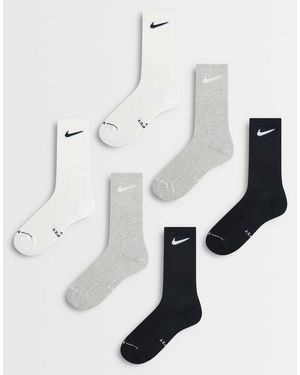 Nike Everyday Elevated Pack De 6 Calcetines - Blanco