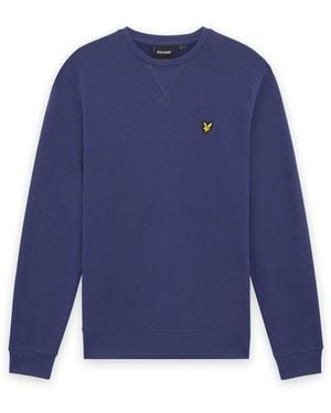 Lyle & Scott Mid Layers Crew Neck Sweatshirt - Blue