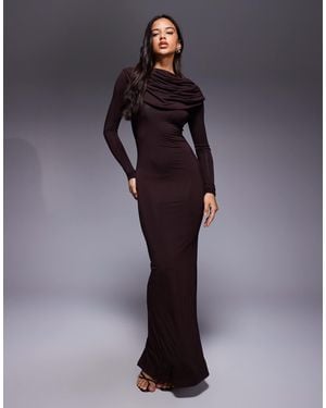 Wanderdoll – grace – langärmliges maxikleid - Blau