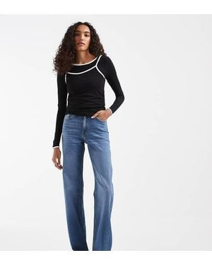 ONLY Juicy High Waist Wide Leg Jeans - Blue