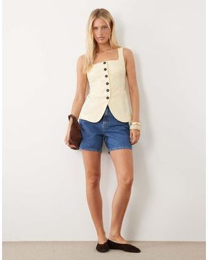 New Look Strappy Waistcoat - Blue